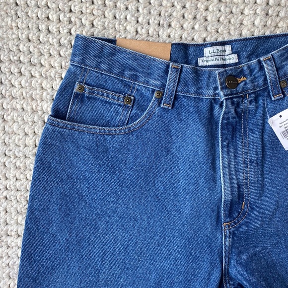 NWT L.L. Bean Medium Tall Size 10 Jeans - Picture 3 of 6